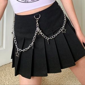 Dolls Kill Wishful Thinking Pleated Skirt